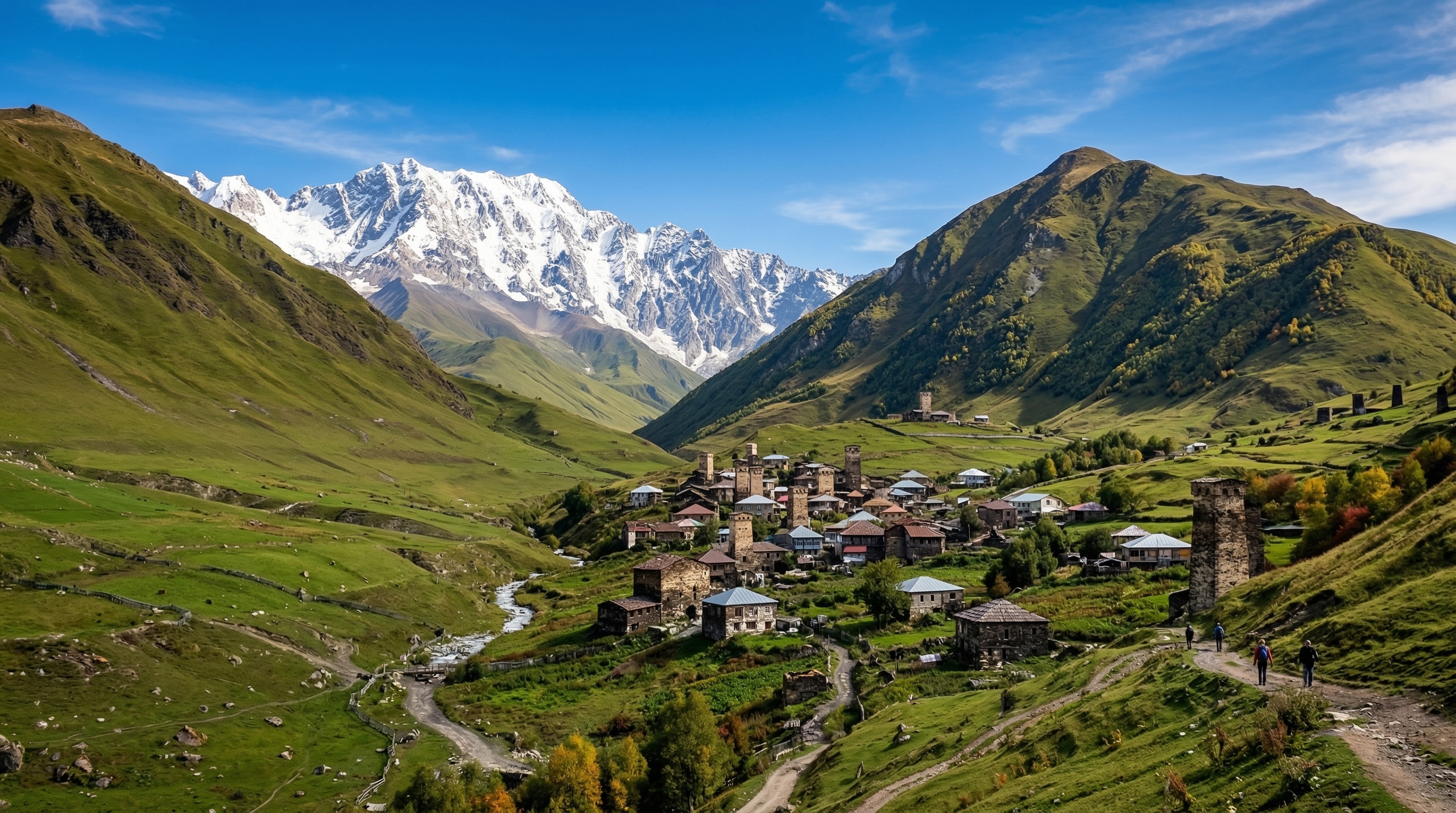 Красивый пейзаж Грузии